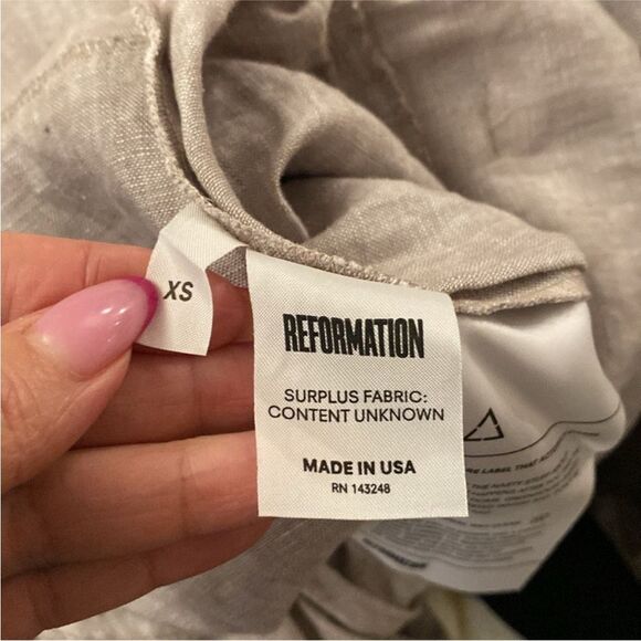 Reformation Elegant Gray Jumpsuit, XS - Picture 9 of 9